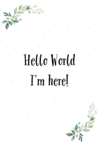 Baby Milestone Cards