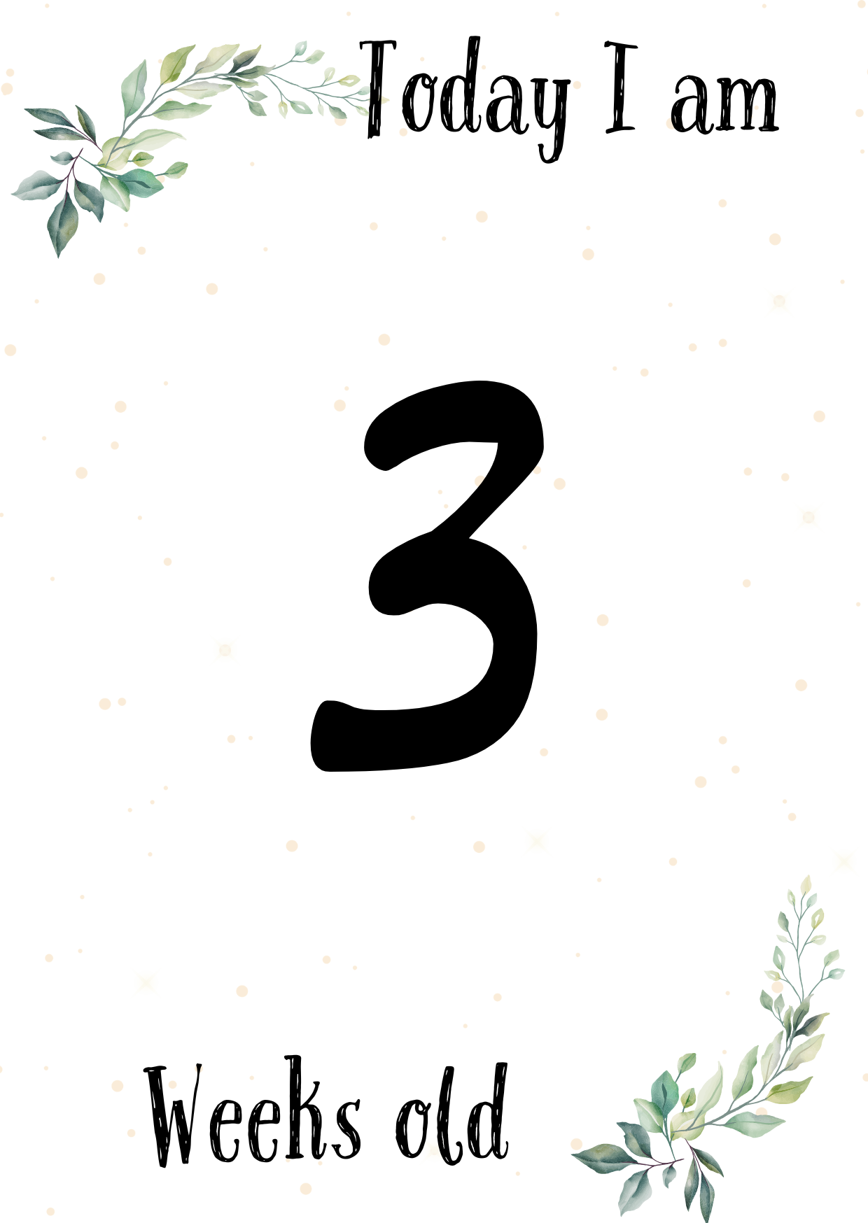 Baby Milestone Cards