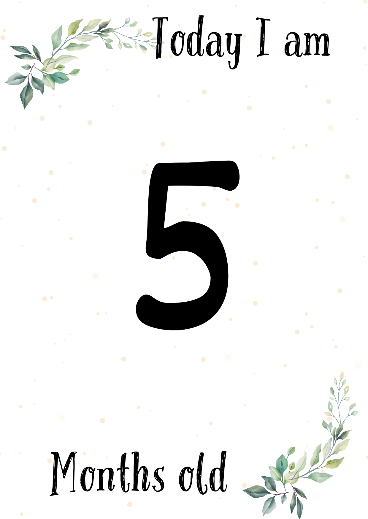 Baby Milestone Cards