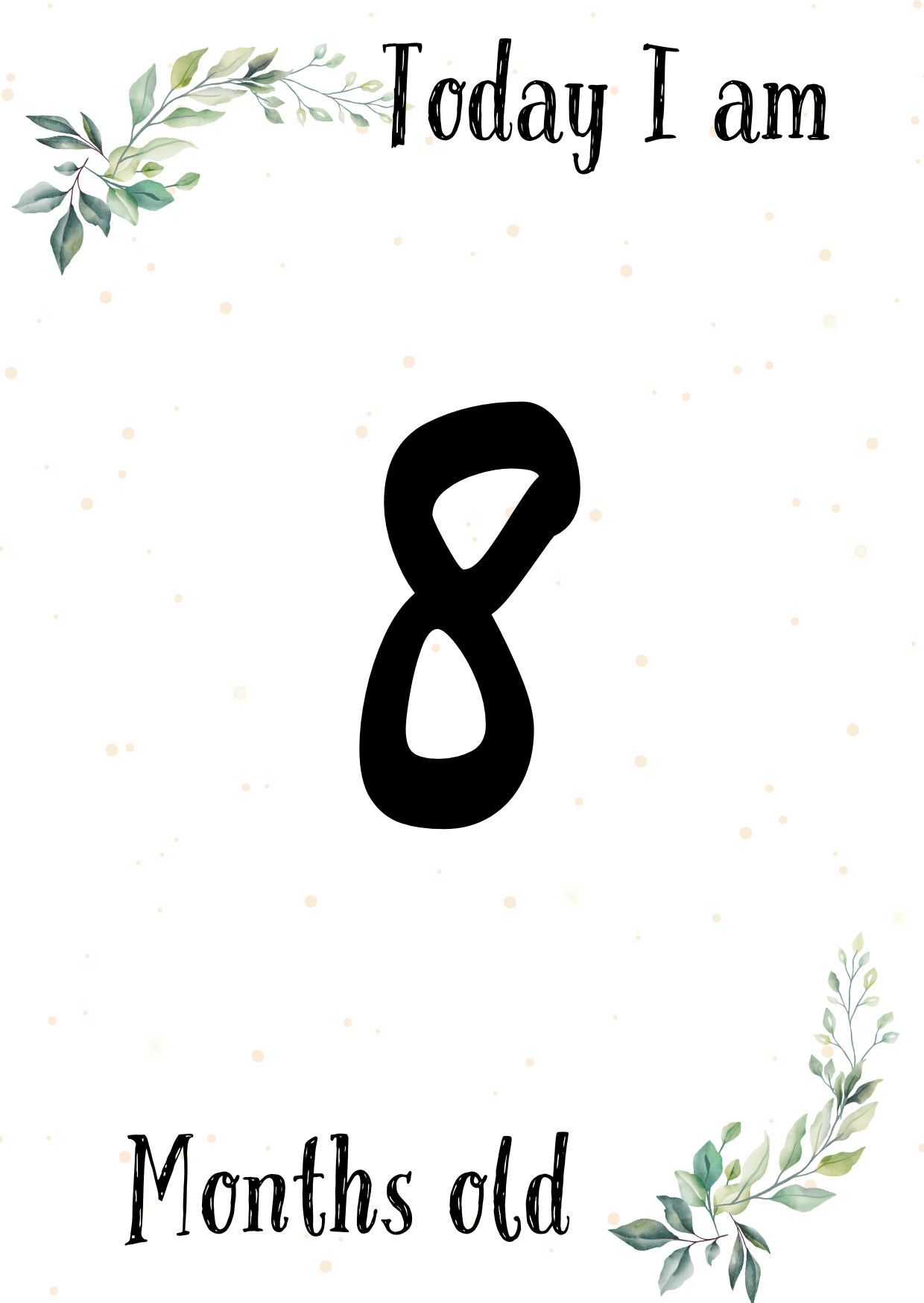 Baby Milestone Cards