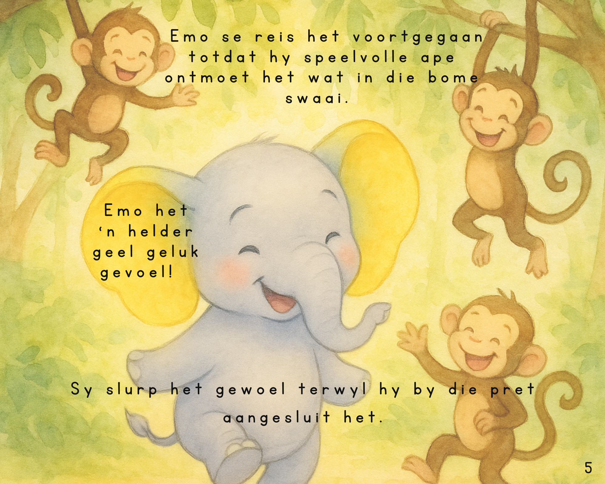 Die Avonture van Emo die Olifant