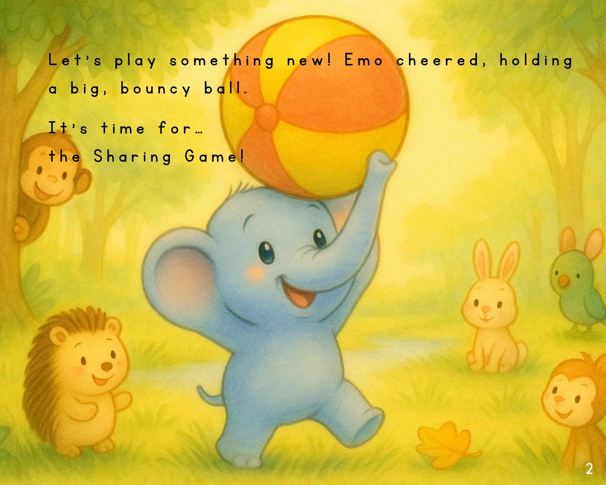 Emo and the Sharing Game