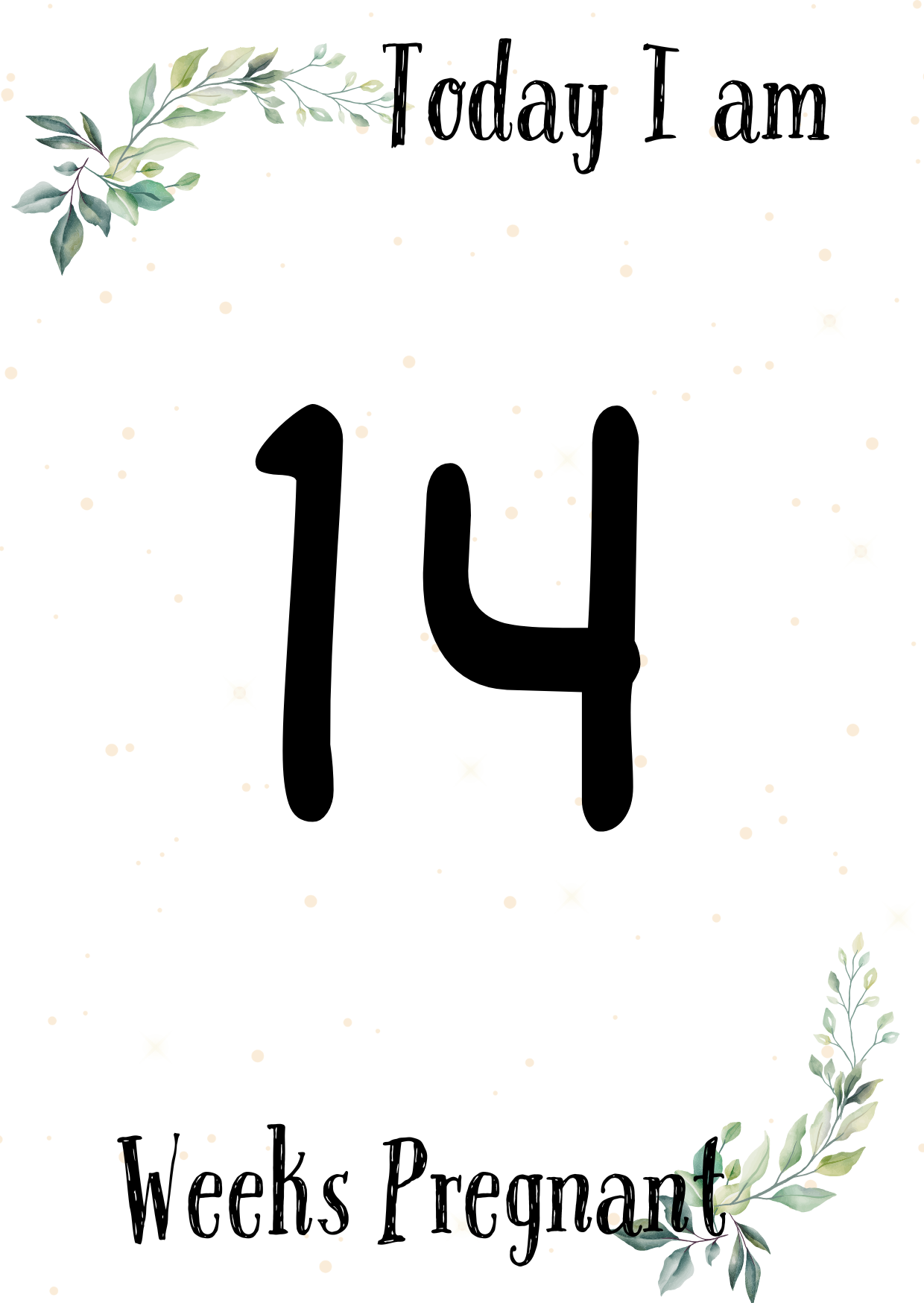 Pregnancy Milestone Cards