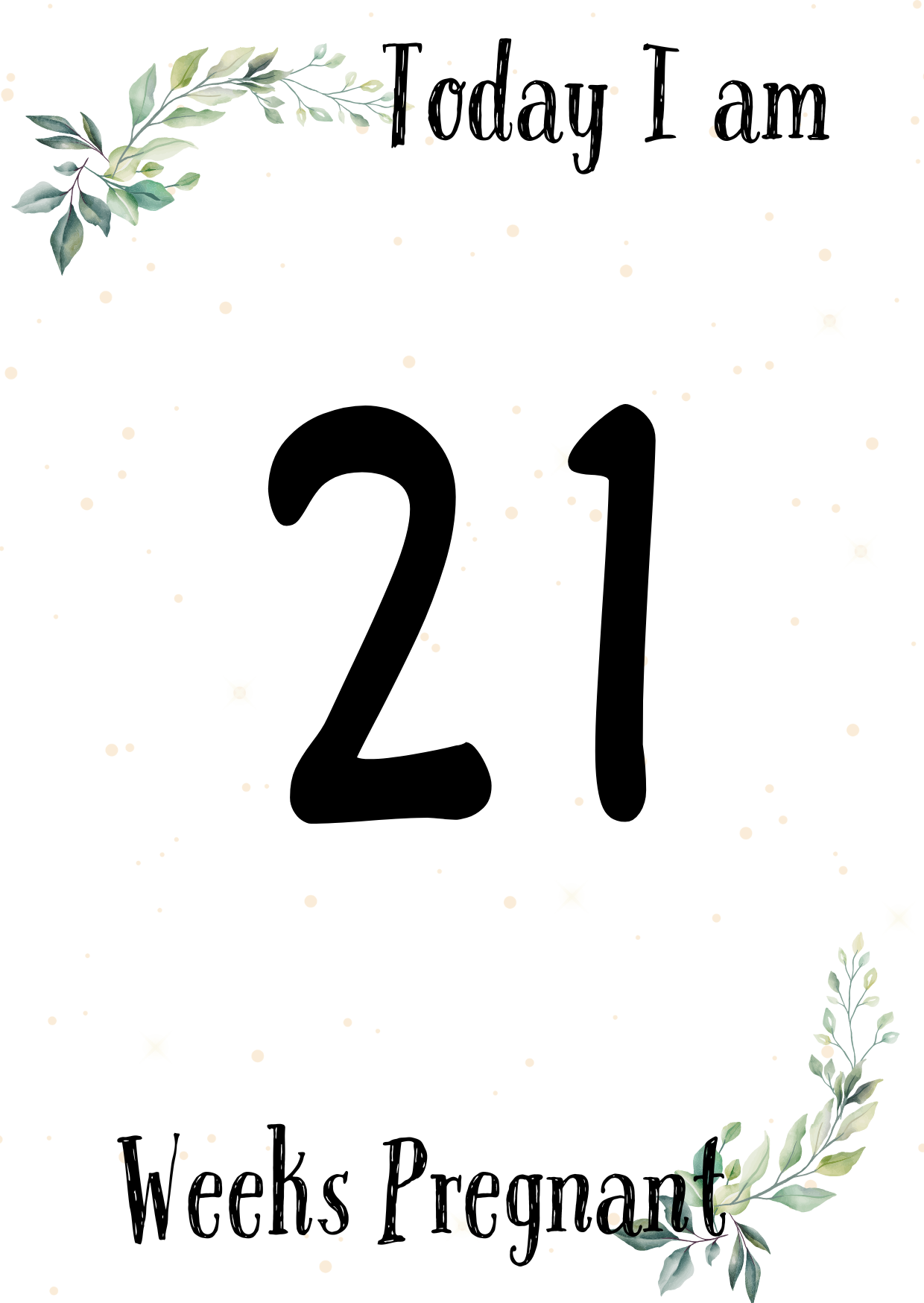 Pregnancy Milestone Cards