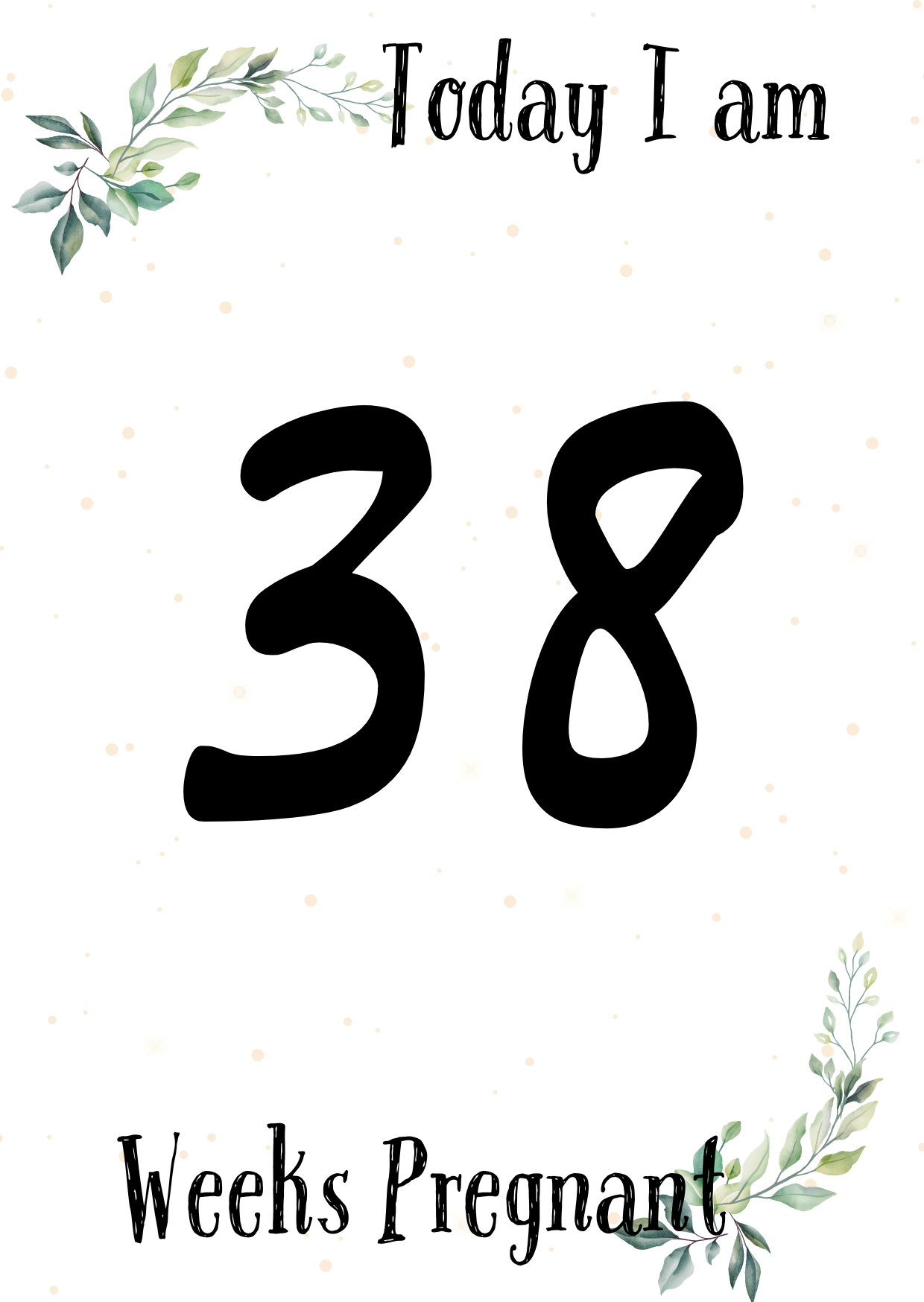 Pregnancy Milestone Cards