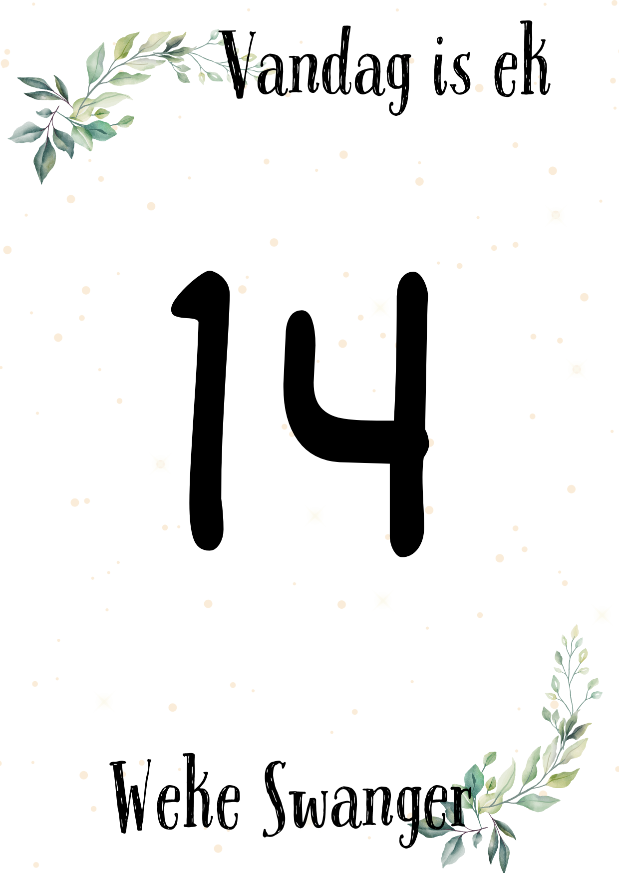 Swangerskap Mylpaalkaartjies